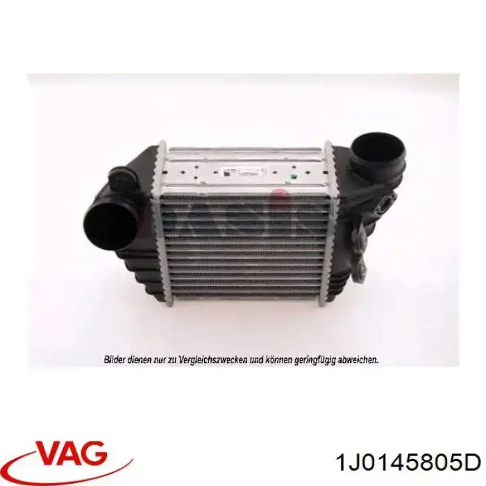 Система охолодження наддувочного повітря VAG 1J0145805D ціна, від 40.32 USD