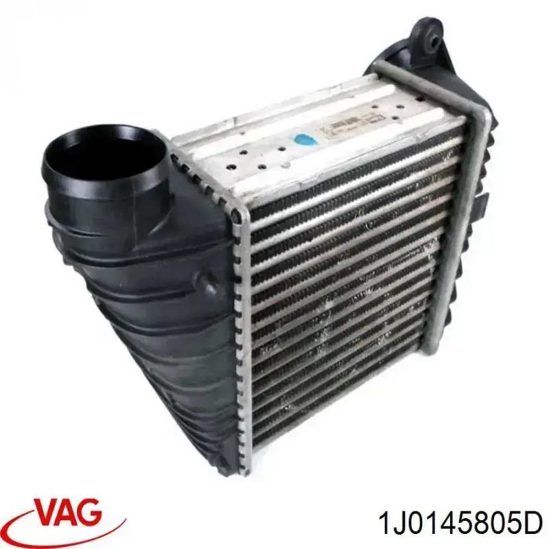 Купити 1J0145805D VAG Радіатор интеркуллера
