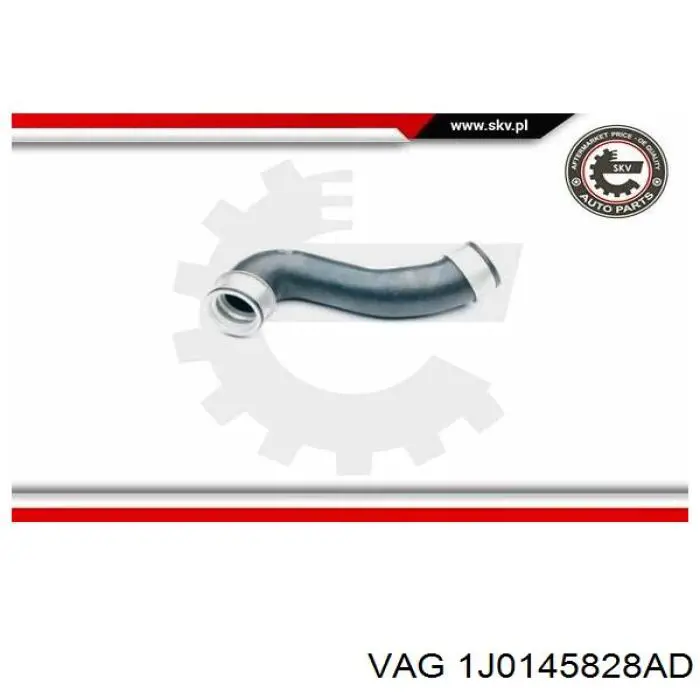 Шланг/патрубок интеркуллера 1J0145828AD VAG