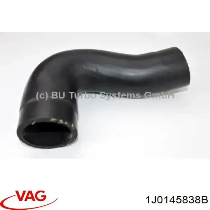 Купити 1J0145838B VAG Патрубок повітряний, вихід з турбіни (наддув)