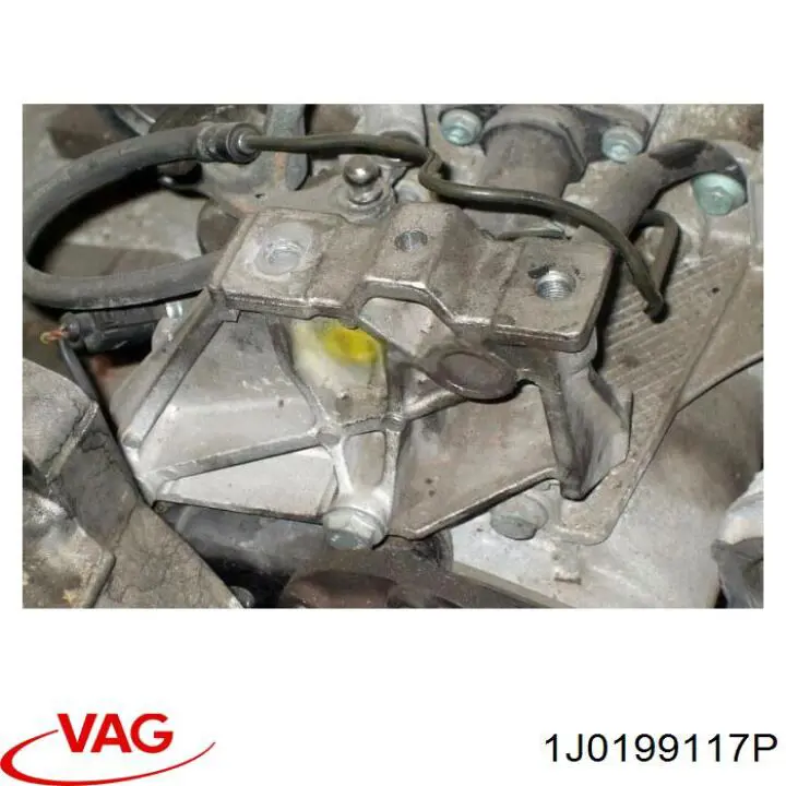 1J0199117P VAG кронштейн подушки (опори двигуна, лівої)