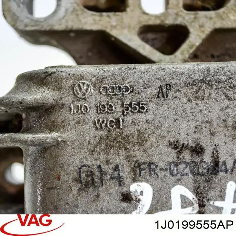 Подушка (опора) двигуна, ліва 1J0199555AP VAG