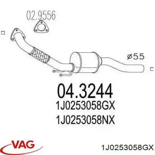 Конвертор-каталізатор VAG 045178AC