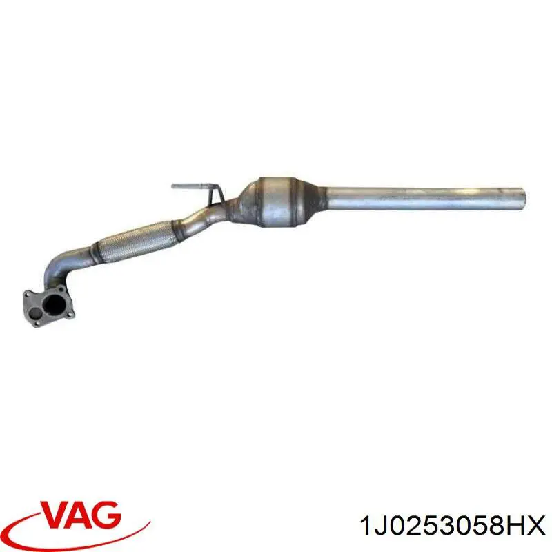 Купити 1J0253058HX VAG Глушник, передня частина