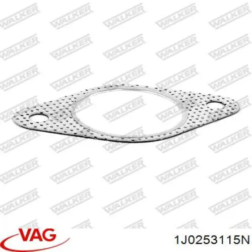 Прокладка глушника 1J0253115N VAG
