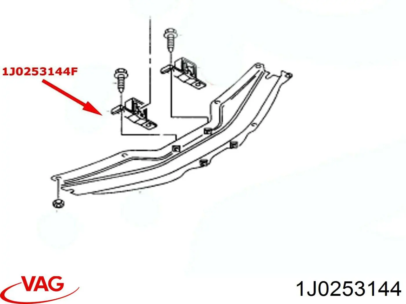 Подушка кріплення глушника VAG 1J0253144 ціна, від 3.10 USD