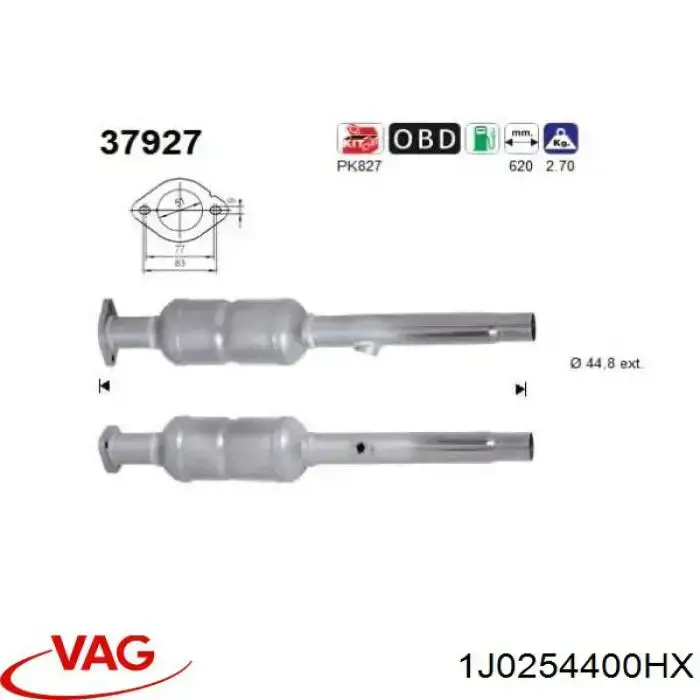 Купити 8015038 Kamoka Перетворювач відпрацьованих газів