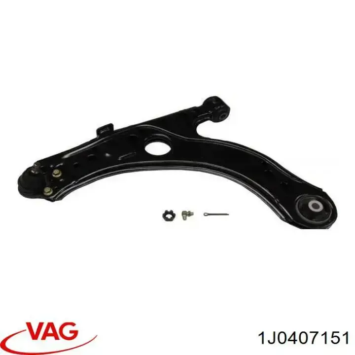 Купити 1J0407151 VAG Важіль передньої підвіски нижній, лівий/правий