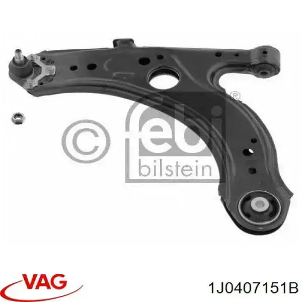 Важіль передній лівий VAG 1J0407151B ціна, від 44.37 USD