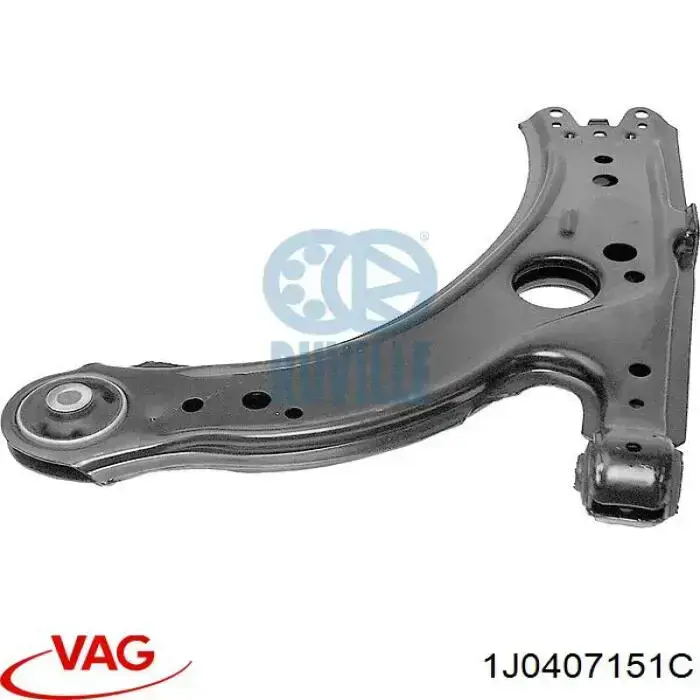 Важіль передньої підвіски нижній, лівий/правий 1J0407151C VAG