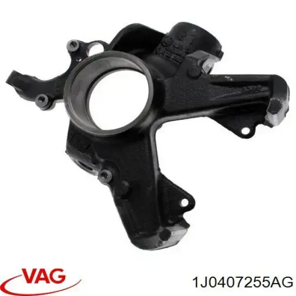 Цапфа - поворотний кулак передній, лівий 1J0407255AG VAG