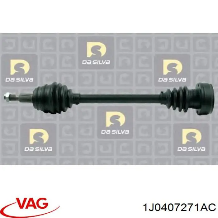 Купити 1J0407271AC VAG Ліва піввісь