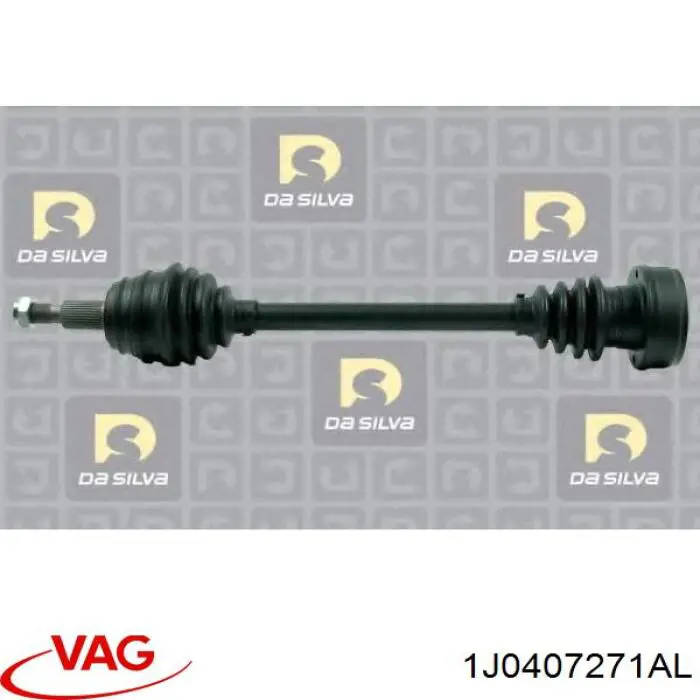 Привід передній лівий VAG 1J0407271AL ціна, від 63.34 USD