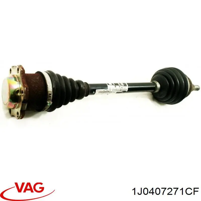 Купити 1J0407271CF VAG Ліва піввісь