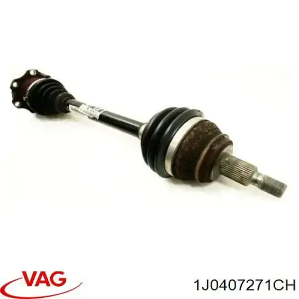 Привід передній лівий VAG 1J0407271CH ціна, від 57.01 USD