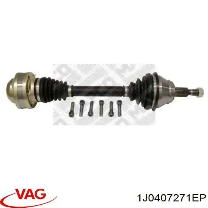 Купити 1J0407271EP VAG Ліва піввісь