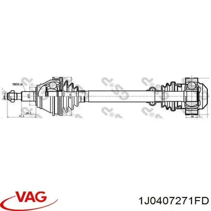  1J0407271FD VAG