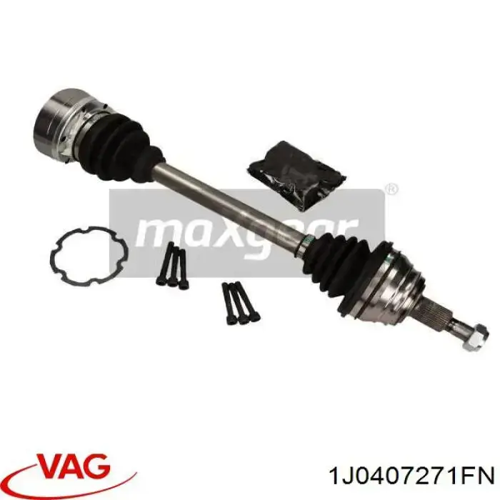 Привід передній лівий VAG 1J0407271FN ціна, від 58.77 USD