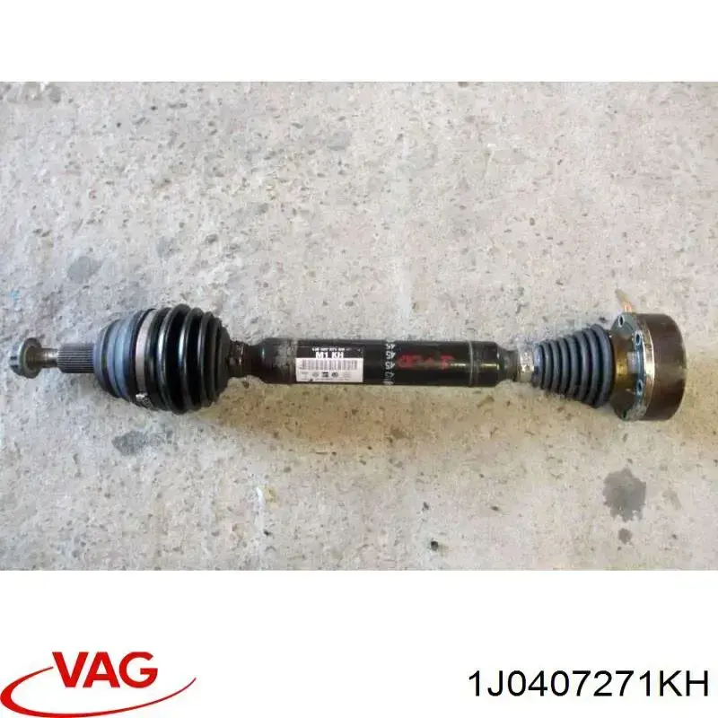 Привід передній лівий VAG 1J0407271KH ціна, від 62.32 USD