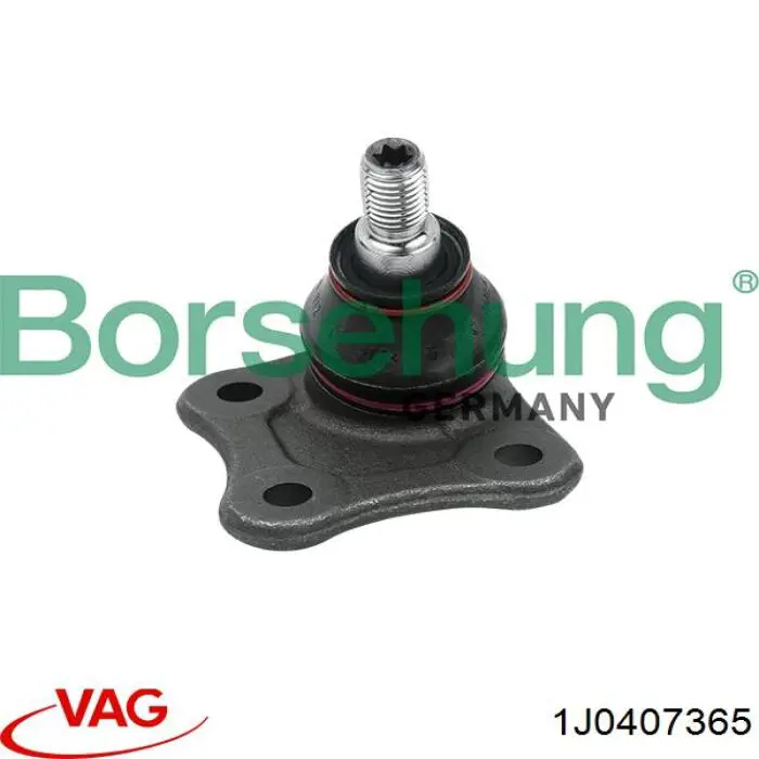 Кульова опора, нижня, ліва VAG 1J0407365 ціна, від 11.88 USD