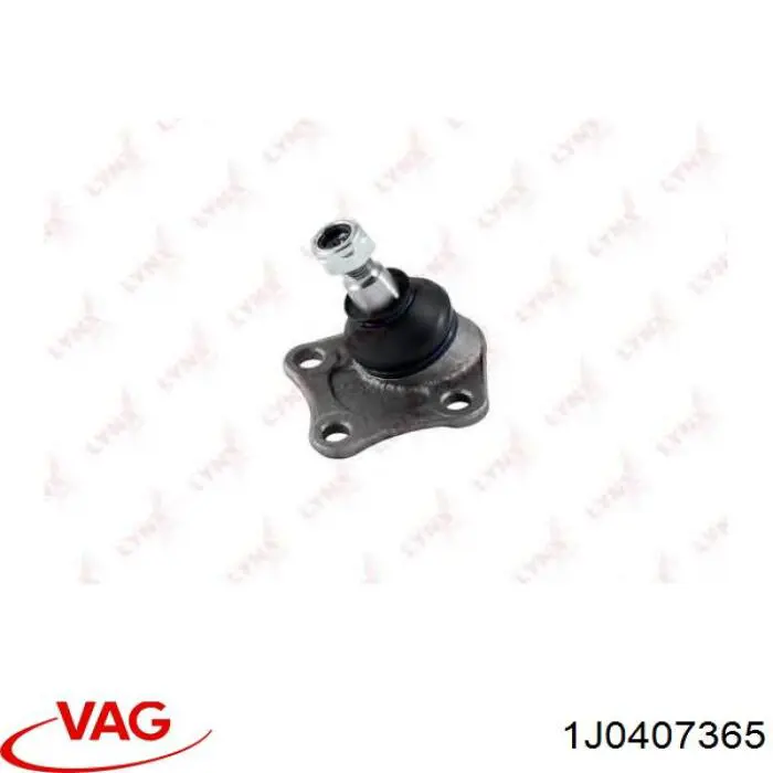 Кульова опора, нижня, ліва 1J0407365 VAG