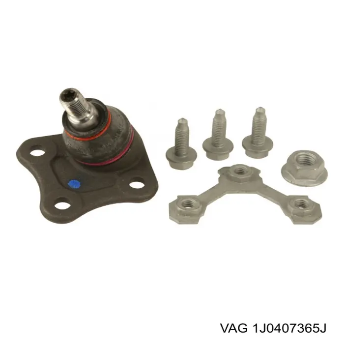 Кульова опора, нижня, ліва VAG 1J0407365J