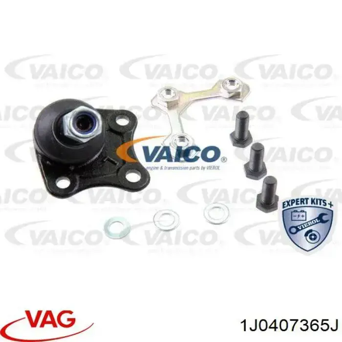 Купити 1J0407365J VAG Кульова опора, нижня, ліва
