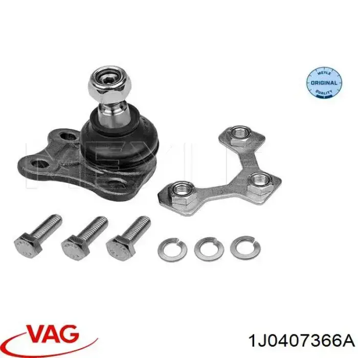 Купити 1J0407366A VAG Кульова опора, нижня, права