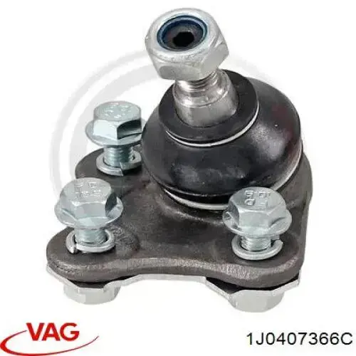 Кульова опора, нижня, права 1J0407366C VAG