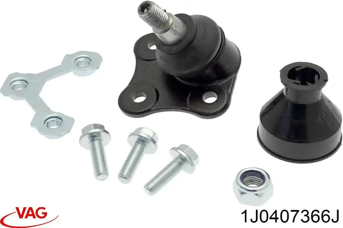 Кульова опора, нижня, права VAG 1J0407366J ціна, від 8.34 USD