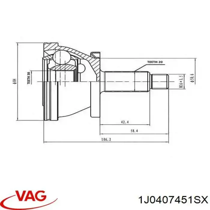 Купити 300087 Trakmotive/Surtrack Ліва піввісь