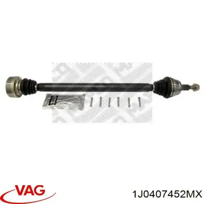 Купити 1J0407452MX VAG Піввісь права