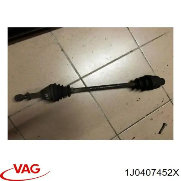 Піввісь передня, права VAG 1J0407452X ціна, від 57.00 USD