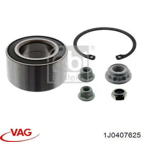 Купити 1J0407625 VAG Підшипник ступиці передньої