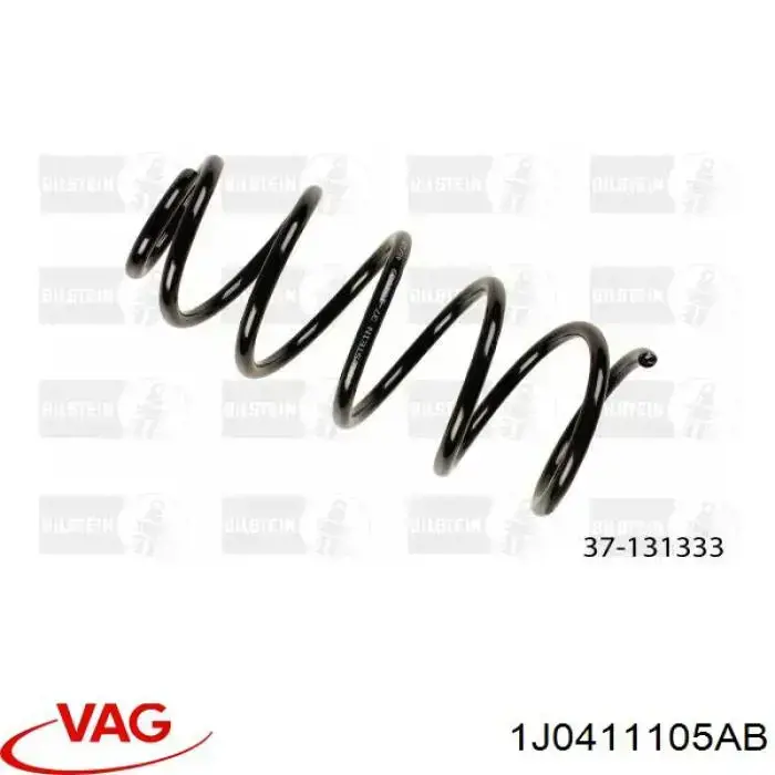 Купити 1J0411105AB VAG Гвинтова пружина підвіска