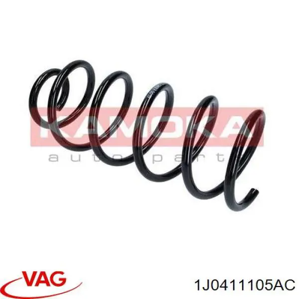 Пружина передня 1J0411105AC VAG