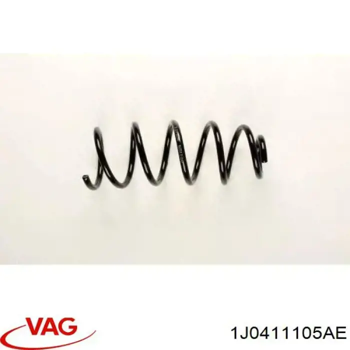 Пружина передня 1J0411105AE VAG