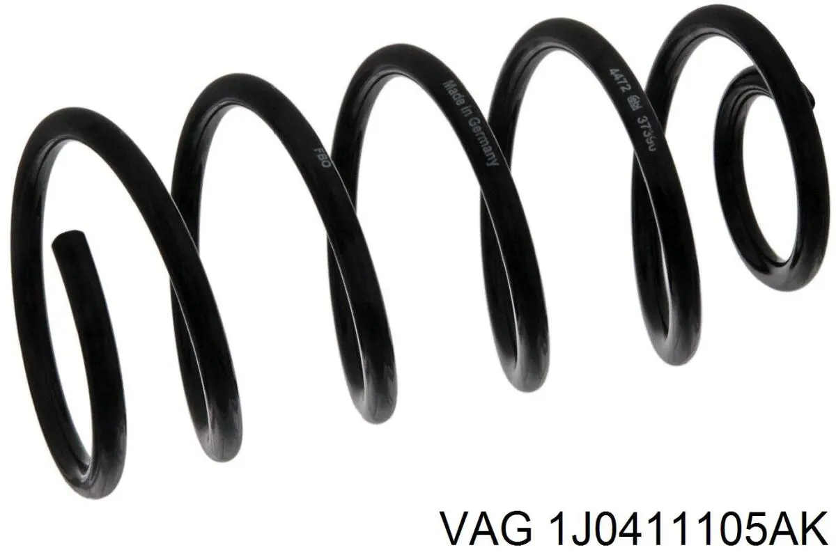 Пружина передня VAG 1J0411105AK ціна, від 16.60 USD