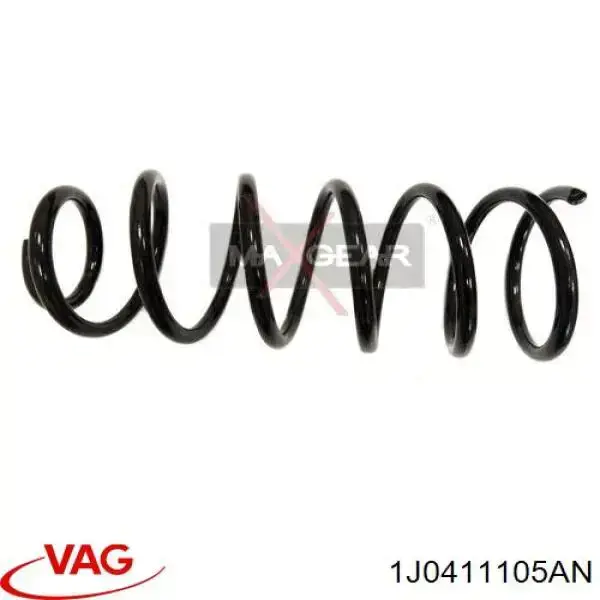 Пружина передня VAG 1J0411105AN ціна, від 25.16 USD