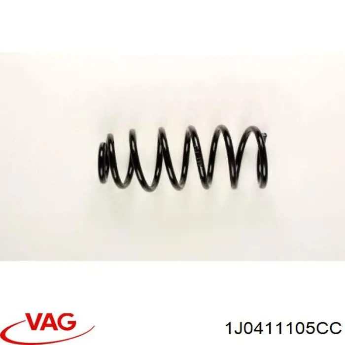 Пружина передня 1J0411105CC VAG