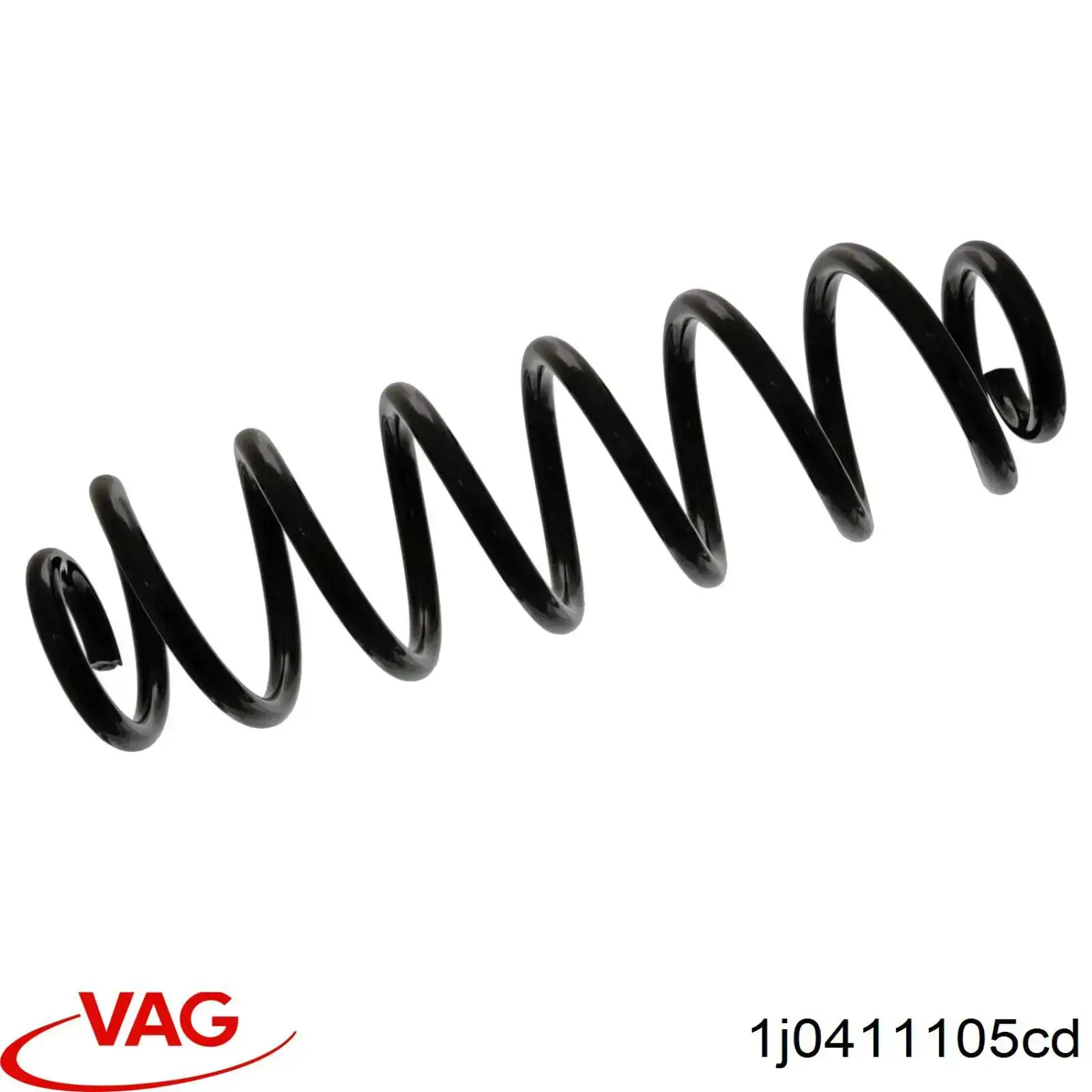 Пружина передня VAG 1J0411105CD ціна, від 163.31 USD