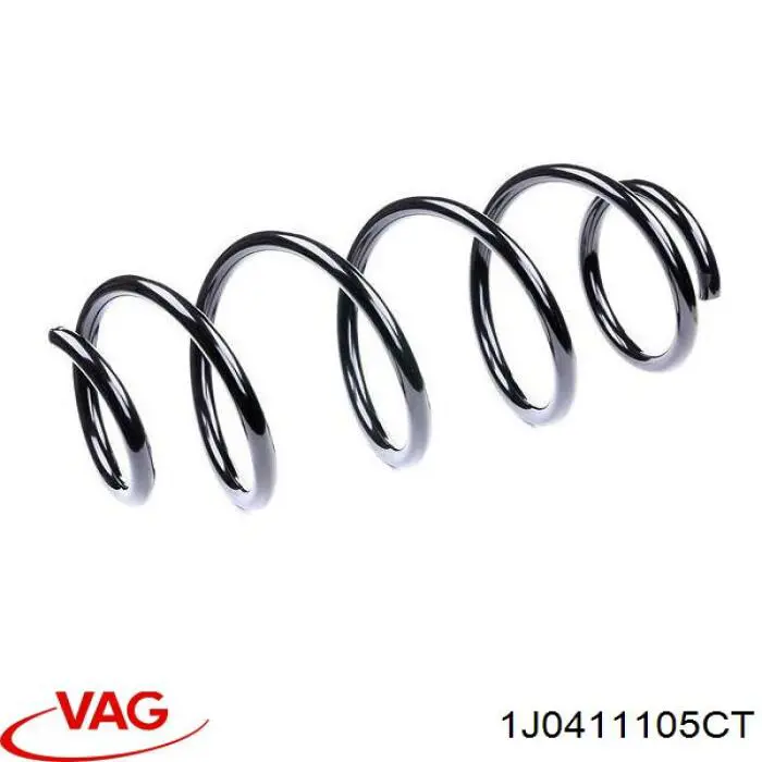Пружина передня 1J0411105CT VAG