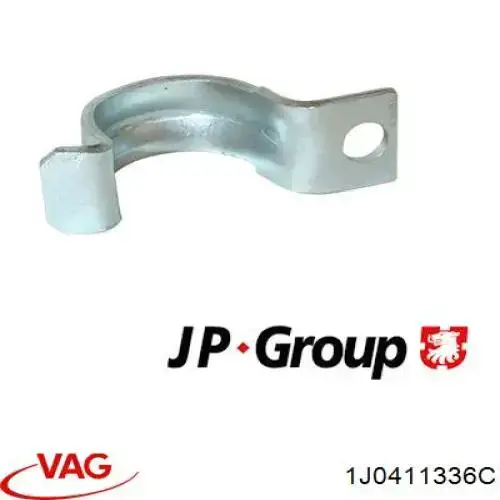 Купити 1J0411336C VAG Хомут кріплення втулки стабілізатора, переднього