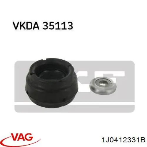 Подушка амортизатора переднього VAG 1J0412331B