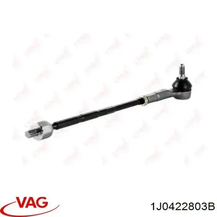Тяга рульова в зборі, ліва 1J0422803B VAG