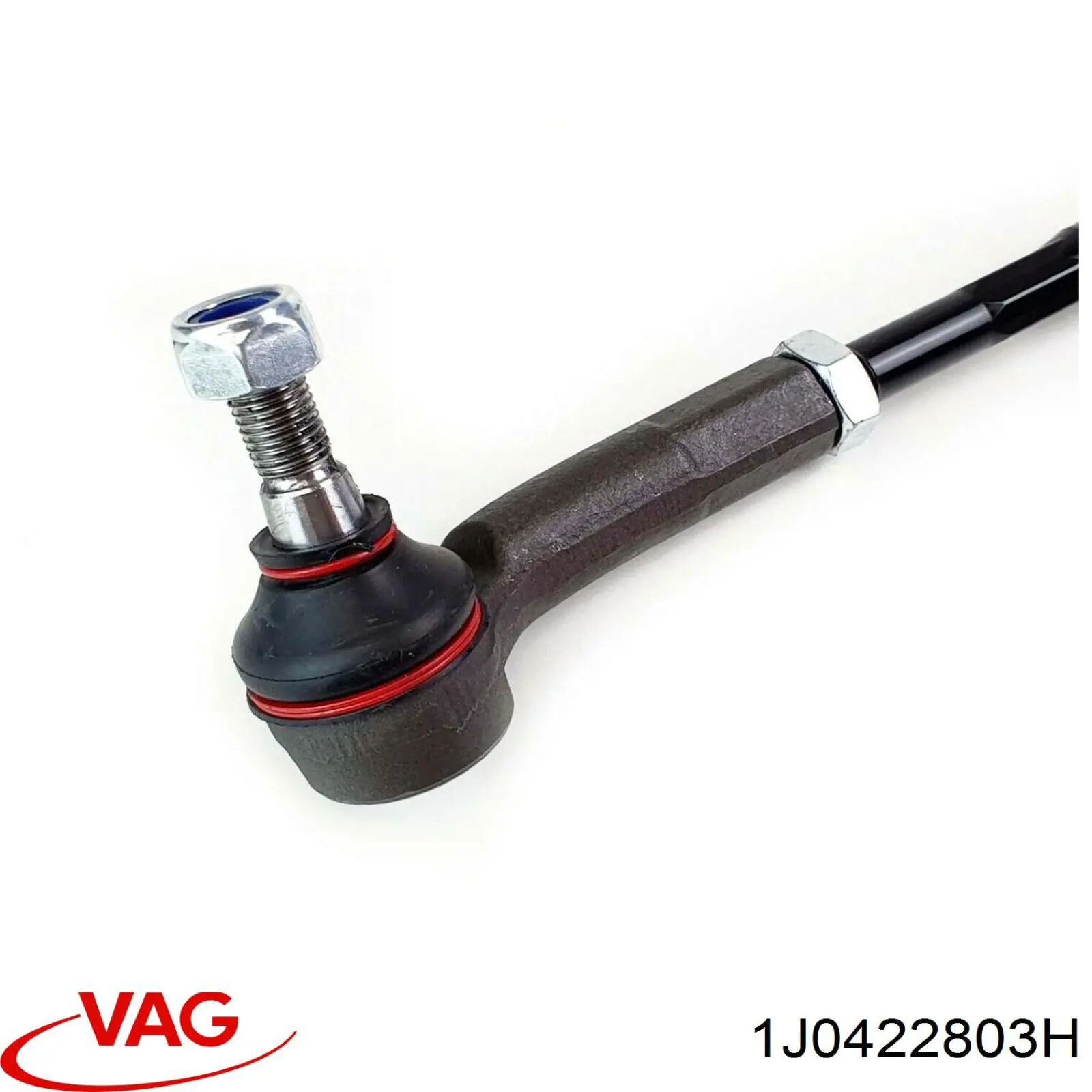 Тяга рульова в зборі, ліва 1J0422803H VAG