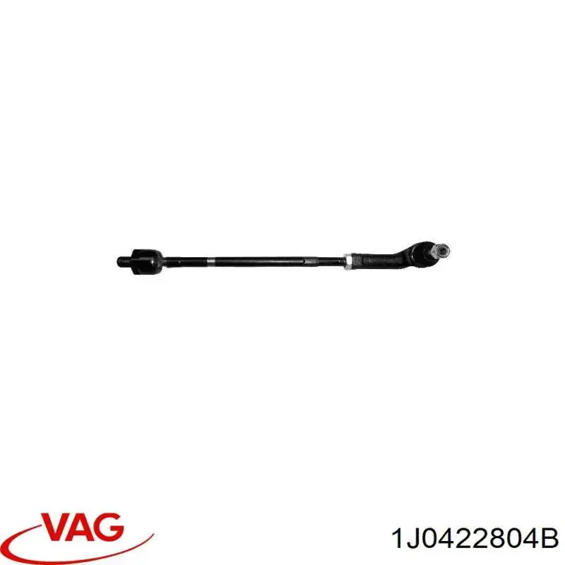 Тяга рульова в зборі, права 1J0422804B VAG