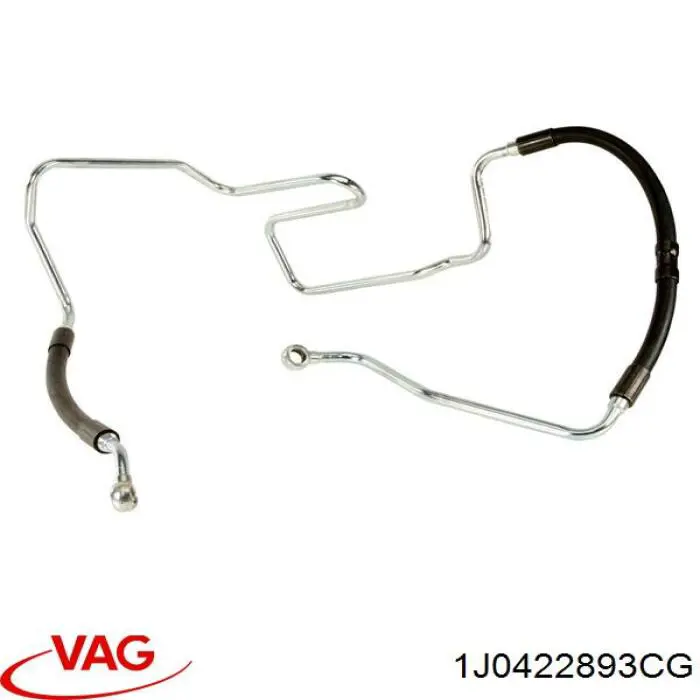 Купити 1J0422893CG VAG Шланг ГПК, високого тиску рейки керма