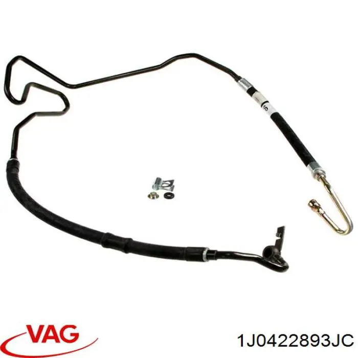 1J0422893JC VAG Трубка високого тиску ГПК