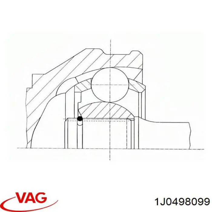 Граната колісна VAG 1J0498099 ціна, від 27.31 USD